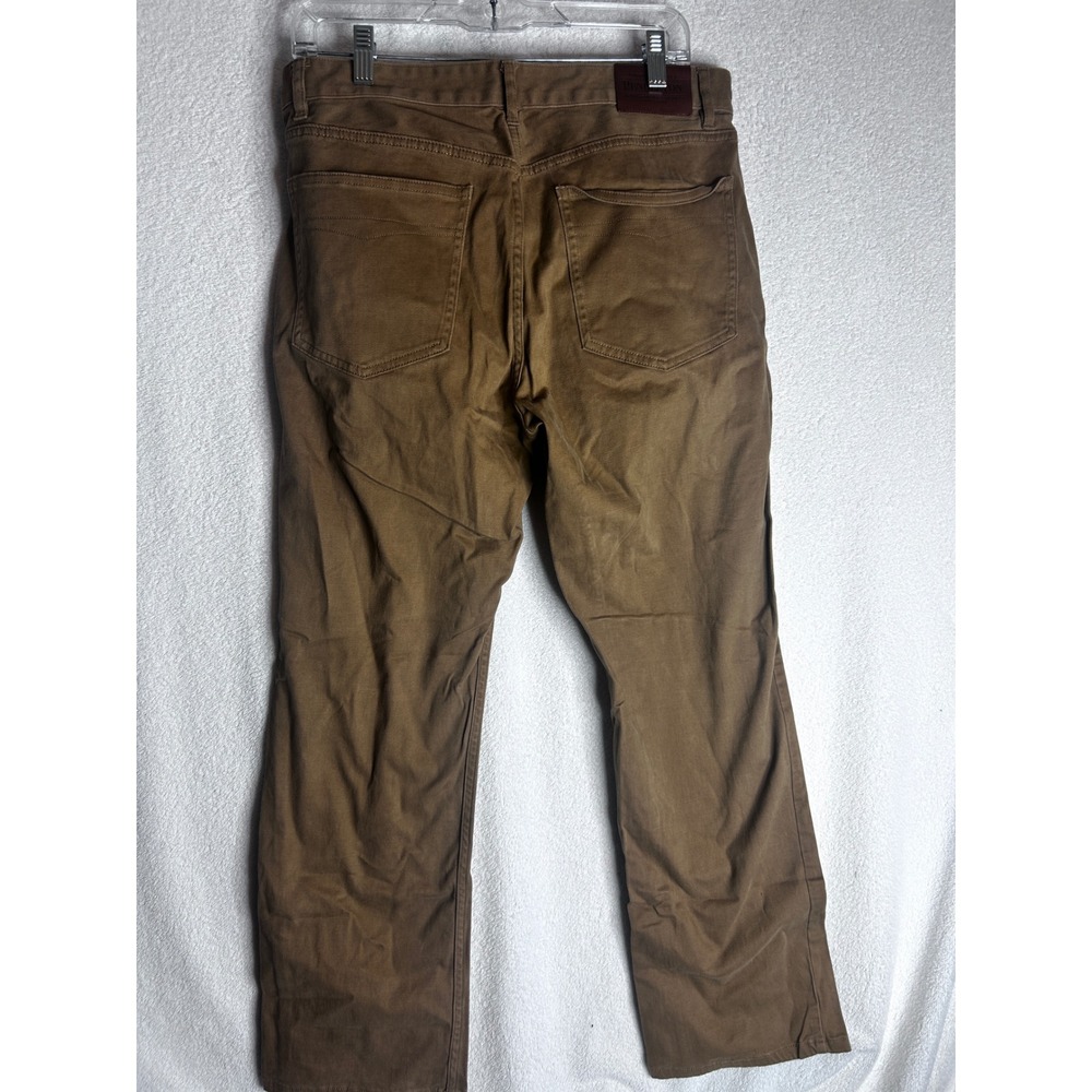Pendleton Mens Brown Straight Leg 5 Pocket Pants Cotton Blend Size 33